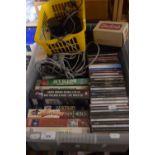 Quantity of various CDs and video tapes