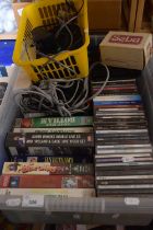 Quantity of various CDs and video tapes