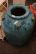 Large art pottery planter or vase