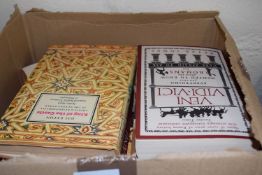 Box containing quantity of various historical and other books