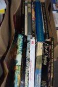 Boxed quantity of various hardback and other reference books including architectural, historical
