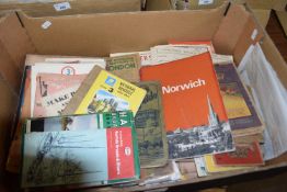 Box containing a large quantity of various ephemera including London's Countryside, Norwich Planning