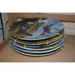 Quantity of Heroes of the Sky Royal Doulton collectors plates