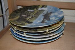Quantity of Heroes of the Sky Royal Doulton collectors plates