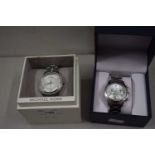 Michael Kors quartz gents wristwatch together with another marked Vittadini