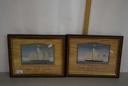 Two reproduction marine prints The Good Ship Felicity and the Good Ship Laura