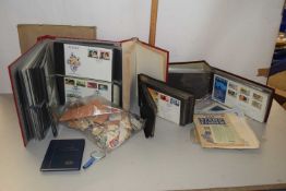 Collection of various albums British first day covers, assorted loose stamps, junior World stamp
