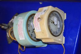 Two vintage Smiths bakelite cased electric clocks