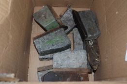 Box of lead weights