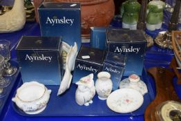 Collection of various Aynsley ceramics