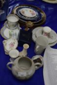 Mixed Lot: Various assorted ceramics to include Japanese tea wares, Royal Albert cup and saucer
