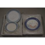 Two small boxed Lladro wall plaques