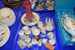 Collection of various crested china wares and other items