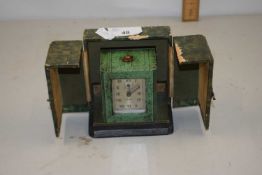 Vintage Jaz portable carriage type clock without a case