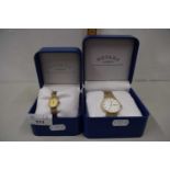 Cased lady's and gents Rotary wristwatches