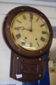 Late 19th Century drop dial wall clock - for restoration