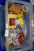 Collection of 20th Century dolls house furniture