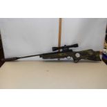 A SMK TH78D air rifle with scope