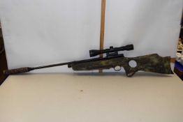 A SMK TH78D air rifle with scope