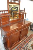 Mirrored back sideboard