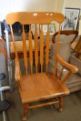 Pine stick back chair