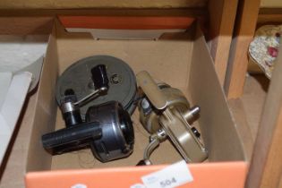 Three vintage fishing reels