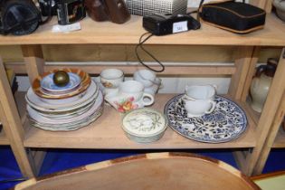 Quantity of assorted ceramics to include dinner wares, moustache cups and others