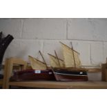 Two model boats