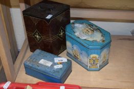 Three vintage collectors tins