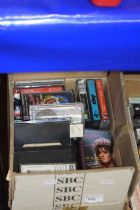Box of assorted cassettes
