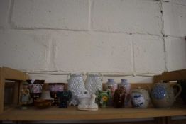 Mixed Lot: Lustre ware, spill vases and other items