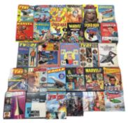 A large collection of vintage comic book and popular culture annuals and ephemera, to include: -