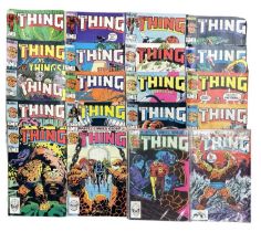 A collection of 1983-1985 The Thing comic books by Marvel. Issues: 1-19 / 21