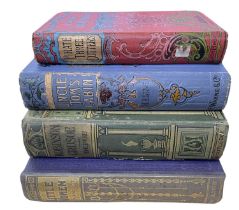 Four ornate vintage clothbound children's books, to include: - The Pirate and the Three Cutters,