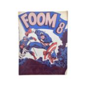 A 1974 issue of Foom #8, by Marvel. Featuring Captain America to cover.