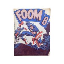 A 1974 issue of Foom #8, by Marvel. Featuring Captain America to cover.