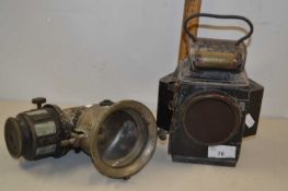 A Defendants J & R Oldfield Ltd oil lamp together with another