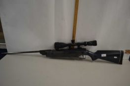 Further air rifle with BSA telescopic sight