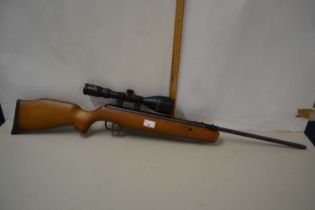 SMK air rifle with telescopic sight