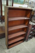 Open bookcase (a/f), width approx 76cm