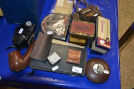 Collection of various smokers accessories, pipes etc