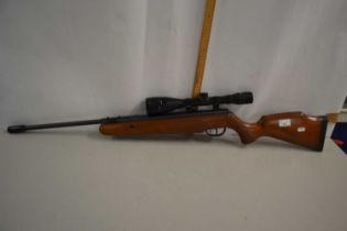 SMK 19 air rifle with telescopic sight