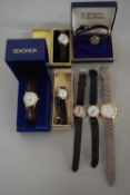 Quantity of assorted wristwatches to include Sekonda and others