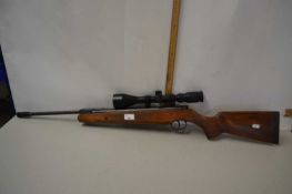 Remington Express air rifle with telescopic sight