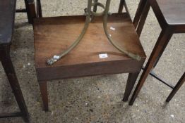 Small lidded commode, width approx 50cm