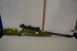 Further Sports Marketing air rifle, 177 calibre with telescopic sight