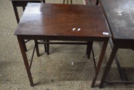 Small late 19th Century mahogany side table, width approx 68cm