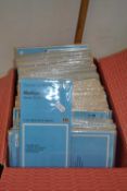 Quantity of Ordnance Survey maps of various towns in plastic wallets