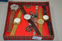 Quantity of assorted wristwatches to include Sekonda and others