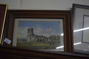 Swaffham Priory, watercolour, framed and glazed